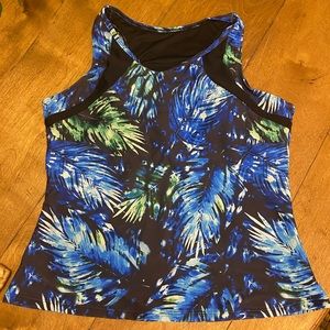 Chlorine Resistant Tankini Set with Bike Short.